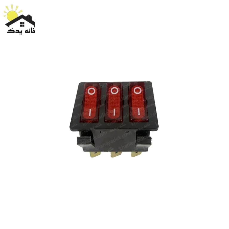 کلید سه پل چراغدار