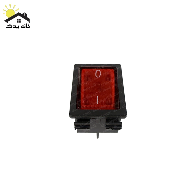 Single-pole-switch-with-light کلید تک پل چراغدار