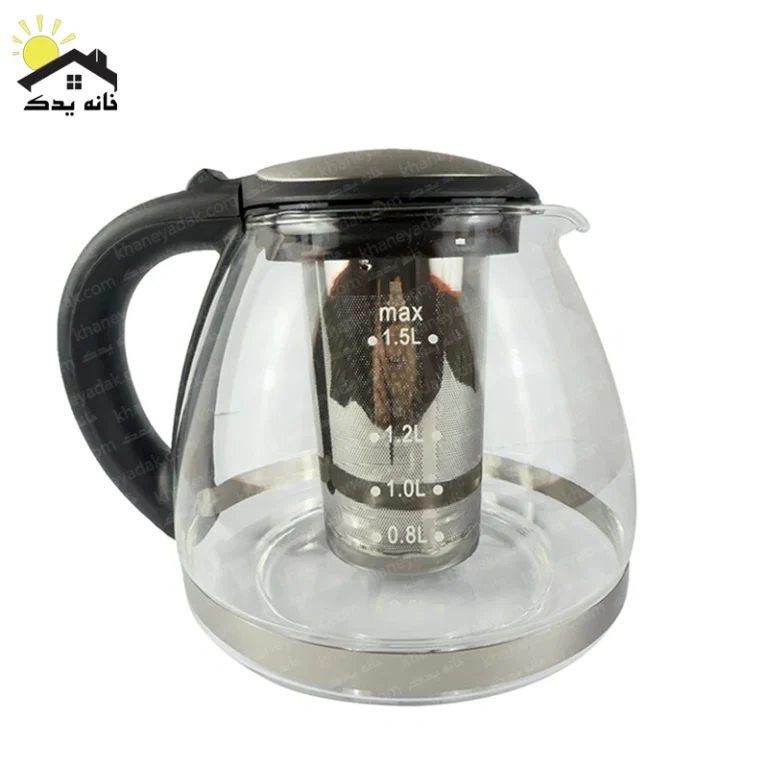 قوری چای ساز پیرکس کمری 1500 میلی لیتر